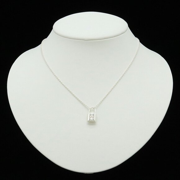 LOUIS VUITTON Silver Necklace - Picture 8 of 8